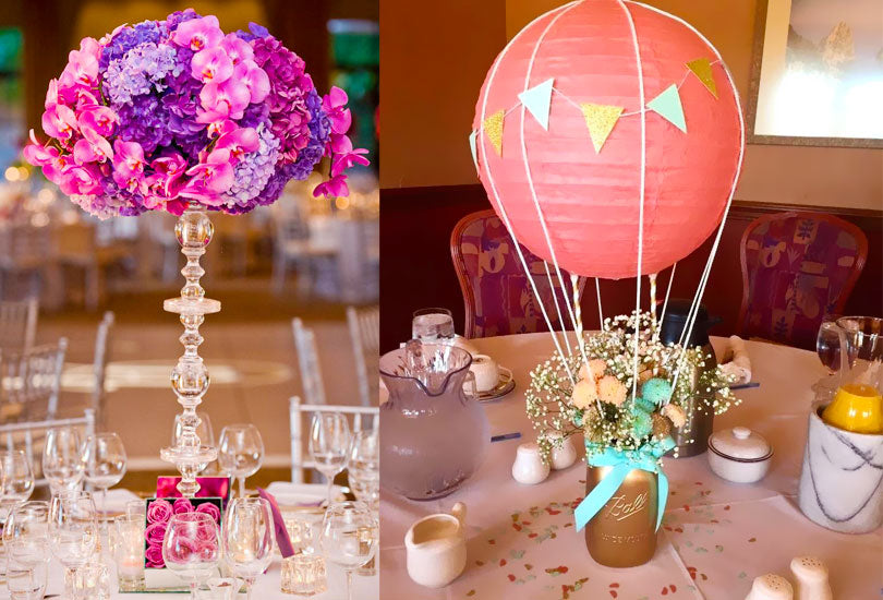 eye-cathing centerpiece ideas for party wedding gala event