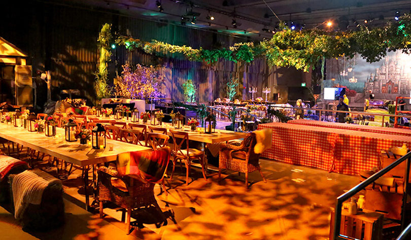 Natural Elements for indoor event party planning