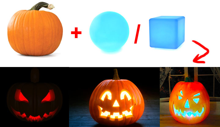 how to make a halloween pumkin lantern by loftek led glow mood lamp