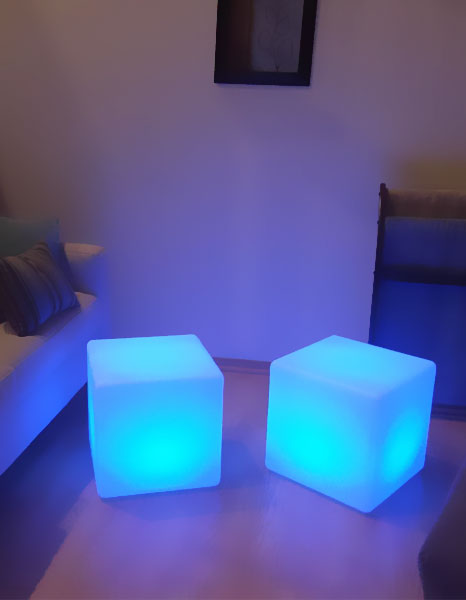 loftek led glow cube light
