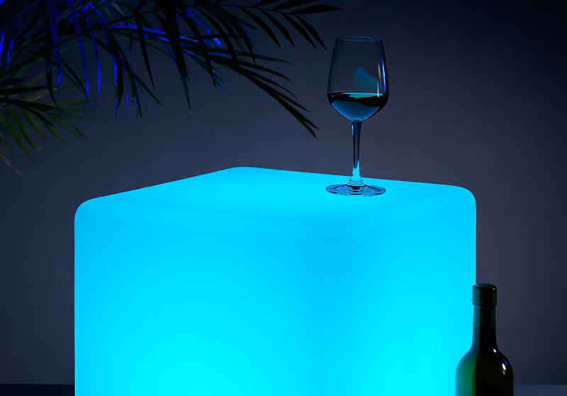 loftek led cube lamp light for backyard party