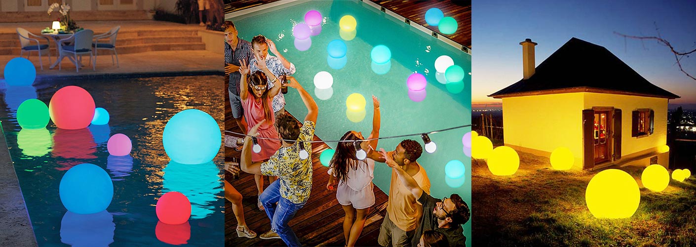 loftek led ball light for pool party garden