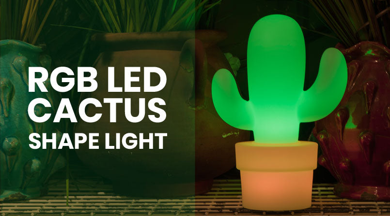 loftek rgb led cactus shape light