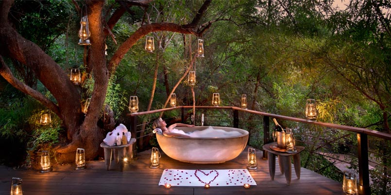 outdoor bath decor ideas