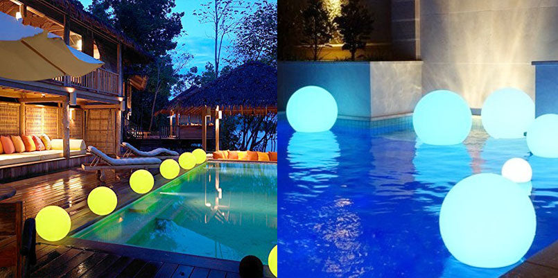 loftek led rgb floating pool orb