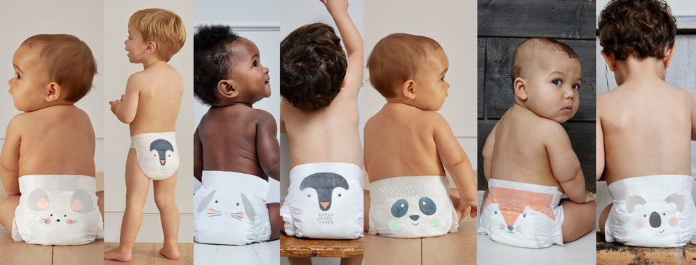 Our new adorable animal diaper designs