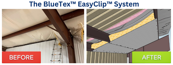 BlueTex EasyClip System - Before & After