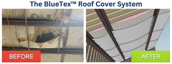 BlueTex Roof Cover System - Before & After