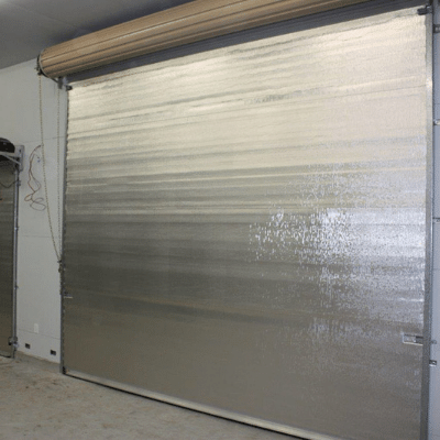 insulating a garage door to keep heat in