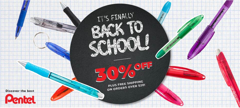 save 30% on hot school products!