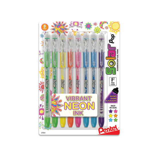  Pentel Arts Milky Pop Pastel Gel Pen, 0.8mm Medium