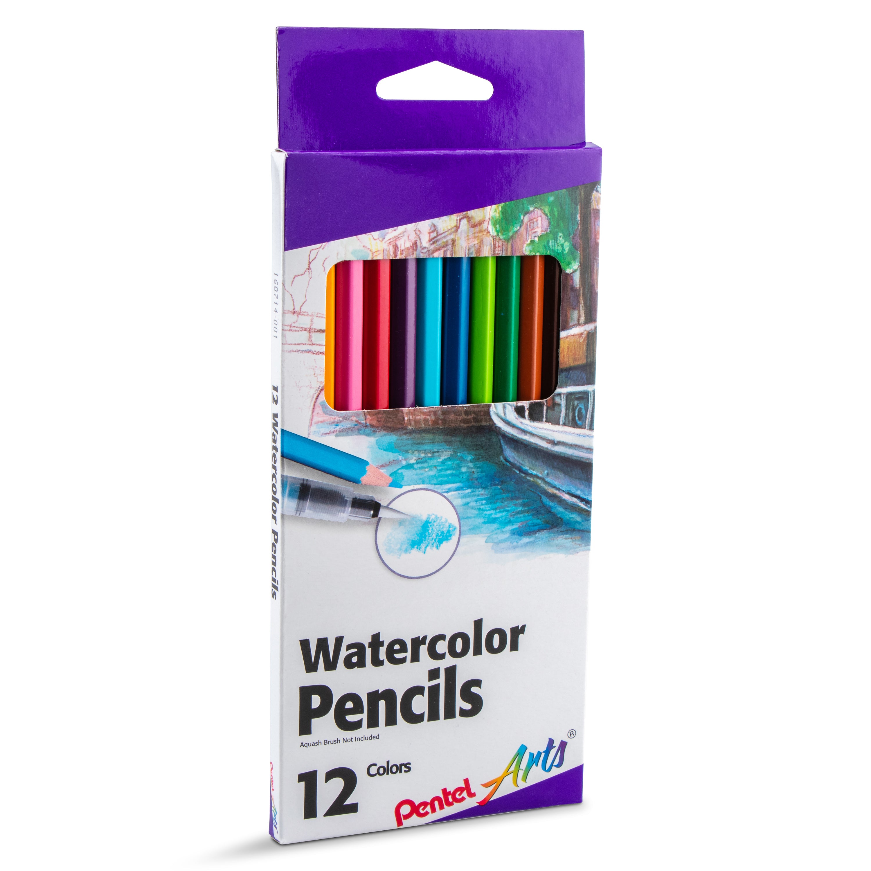 Pentel Arts Watercolor Pencil Set - Assorted Colors, 24-Pack