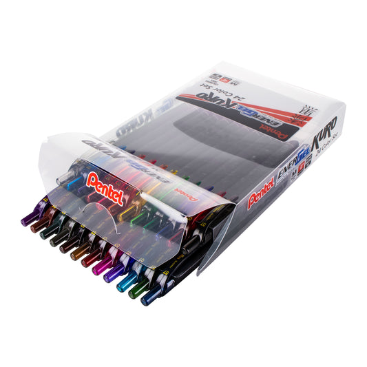 Pentel Brush Sign Pen - Set of 12 Pastels, Delhi Doodler