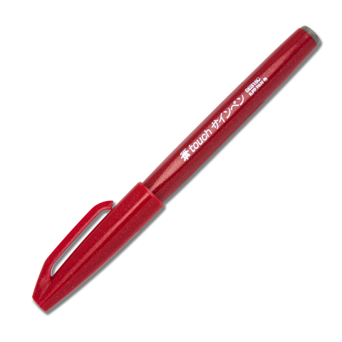 Sign Pen® Brush Tip - Ochre Ink – Pentel of America, Ltd.