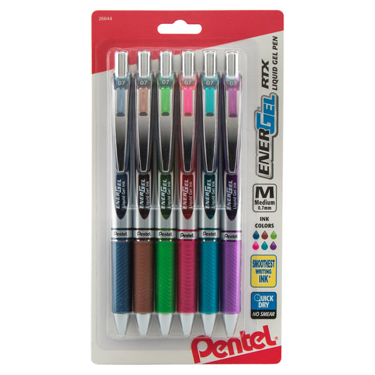 Pentel EnerGel RTX Gel Pen - Conical - 0.7 mm - Burgundy — Stationery Pal