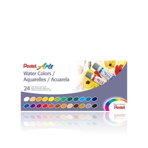 Pentel Arts Watercolor Pencil Set - Assorted Colors, 36-Pack
