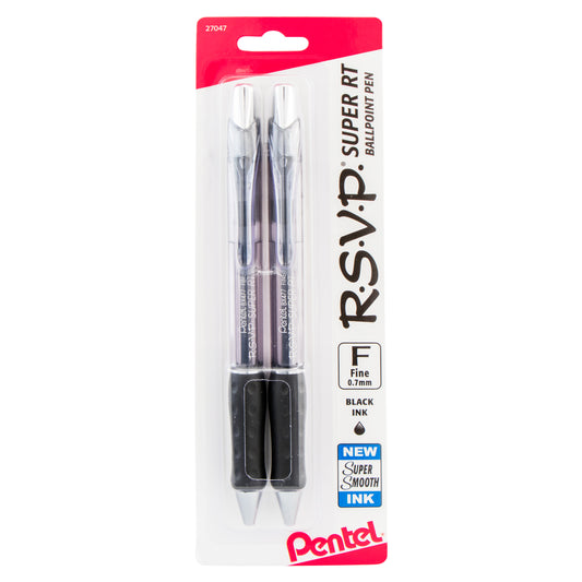  Pentel® R.S.V.P.® Ballpoint Pens, Fine Point, 0.7 mm