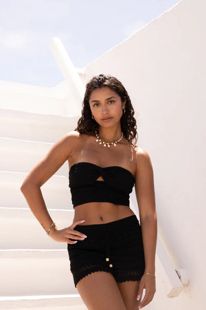 Melanie Top in Black - hanger boutique vb