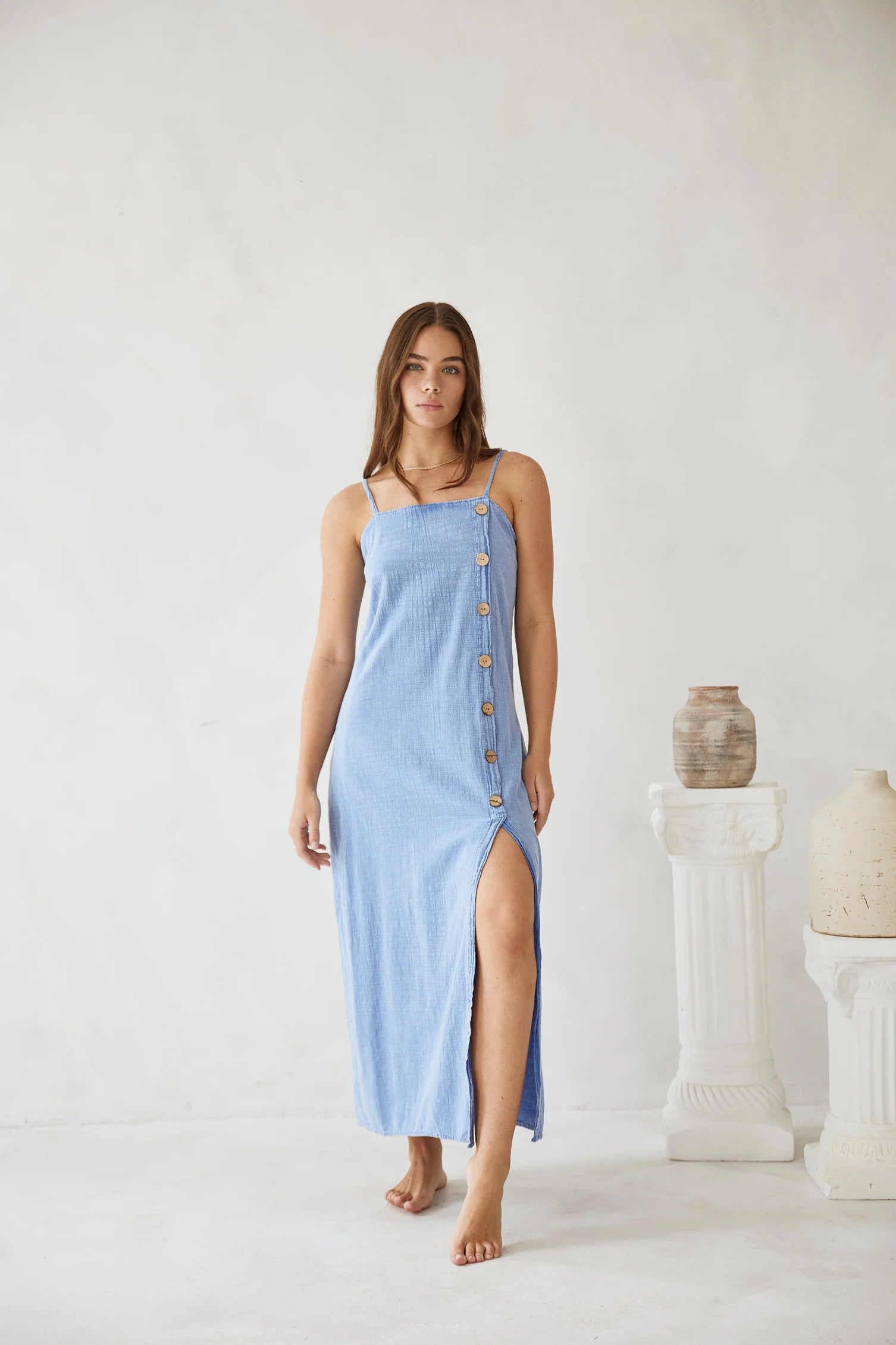 Malia Dress in Denim