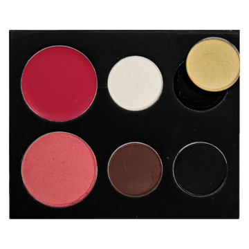 red makeup palette