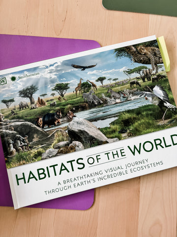 Animal biome picture book for kids of all ages.