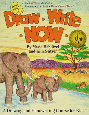 How to draw animals for kids studying animal habitats.
