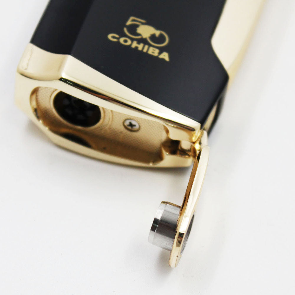 Cohiba Dual Flame Cigar Lighter With Punch H015 03