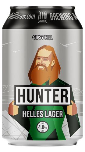 Gipsy Hill Hunter Helles Lager 33cl can - Mitchell & Son