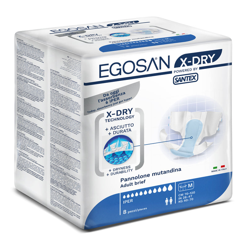 New X-DRY Hyper-Absorbent Lab Tested Technology– Egosan Incontinence