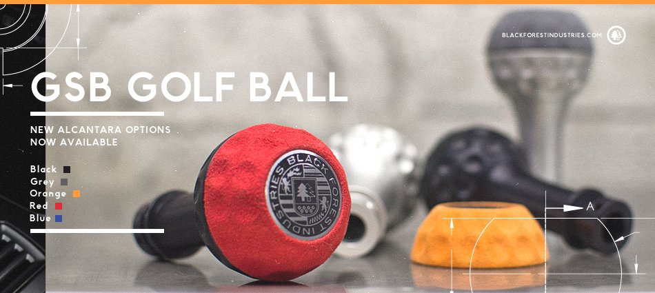 BFI Heavy Weight Shift Knob - Golf Ball (VW/Audi Fitment)