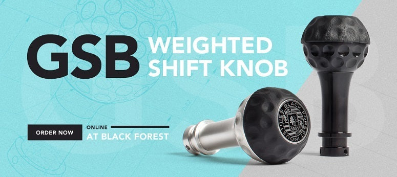 BFI Heavy Weight Shift Knob SCHWARZ - Golf Ball (VW/Audi Fitment)