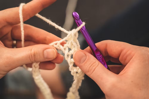 Tipos de hilo para crochet, Tejer Crochet