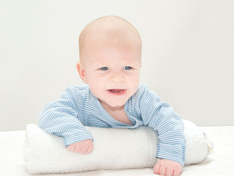 tummy time with pillow