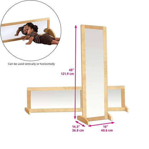 montessori mirror size