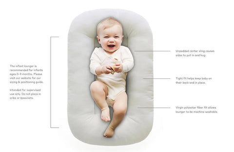 snuggle me organic infograph