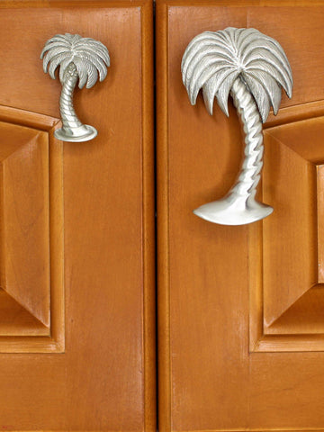 palm tree cabinet knob and pull