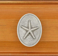 Costello Coastal Knobs Bezel Starfish Knob Vertical