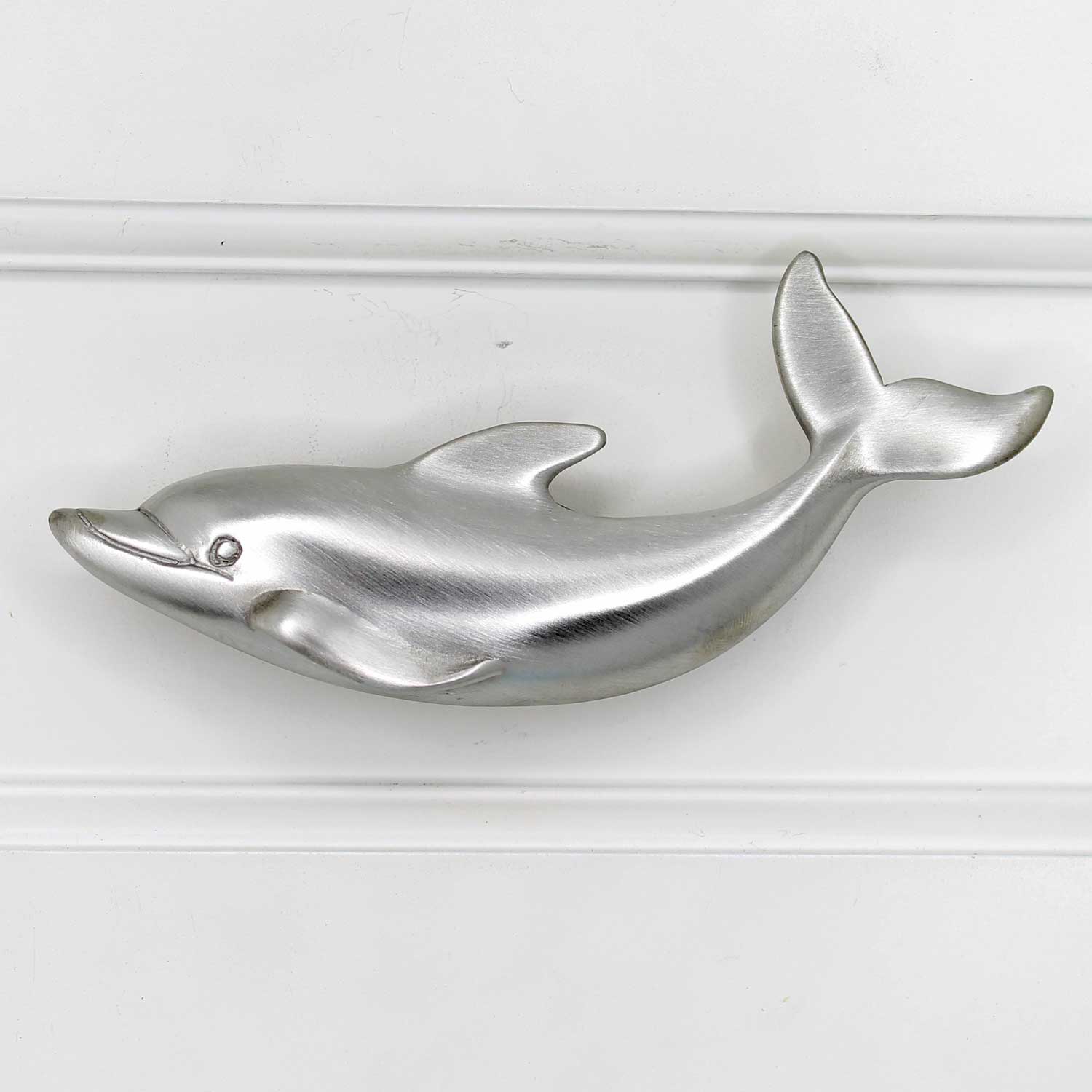 Find Dolphin Drawer Pulls, 116 L, Large Size, Left Facing Sea Life