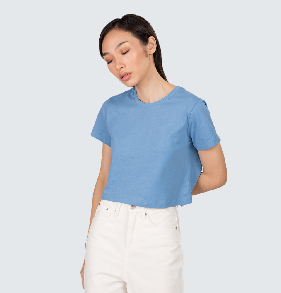 Leila Crop T-Shirt – Mantou Clothing