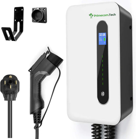 PRIMECOM.TECH LEVEL-2 SMART ELECTRIC VEHICLE HOME CHARGING STATION