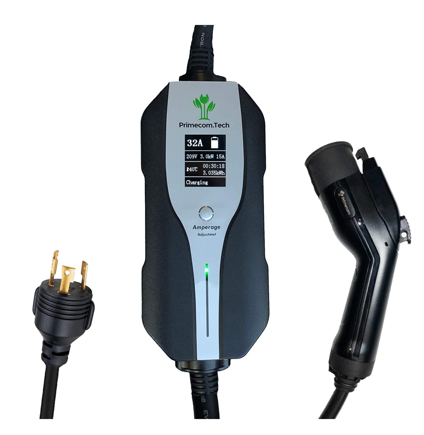 Level 2 Electric Vehicle (EV) Charger Amperage Adjustabl