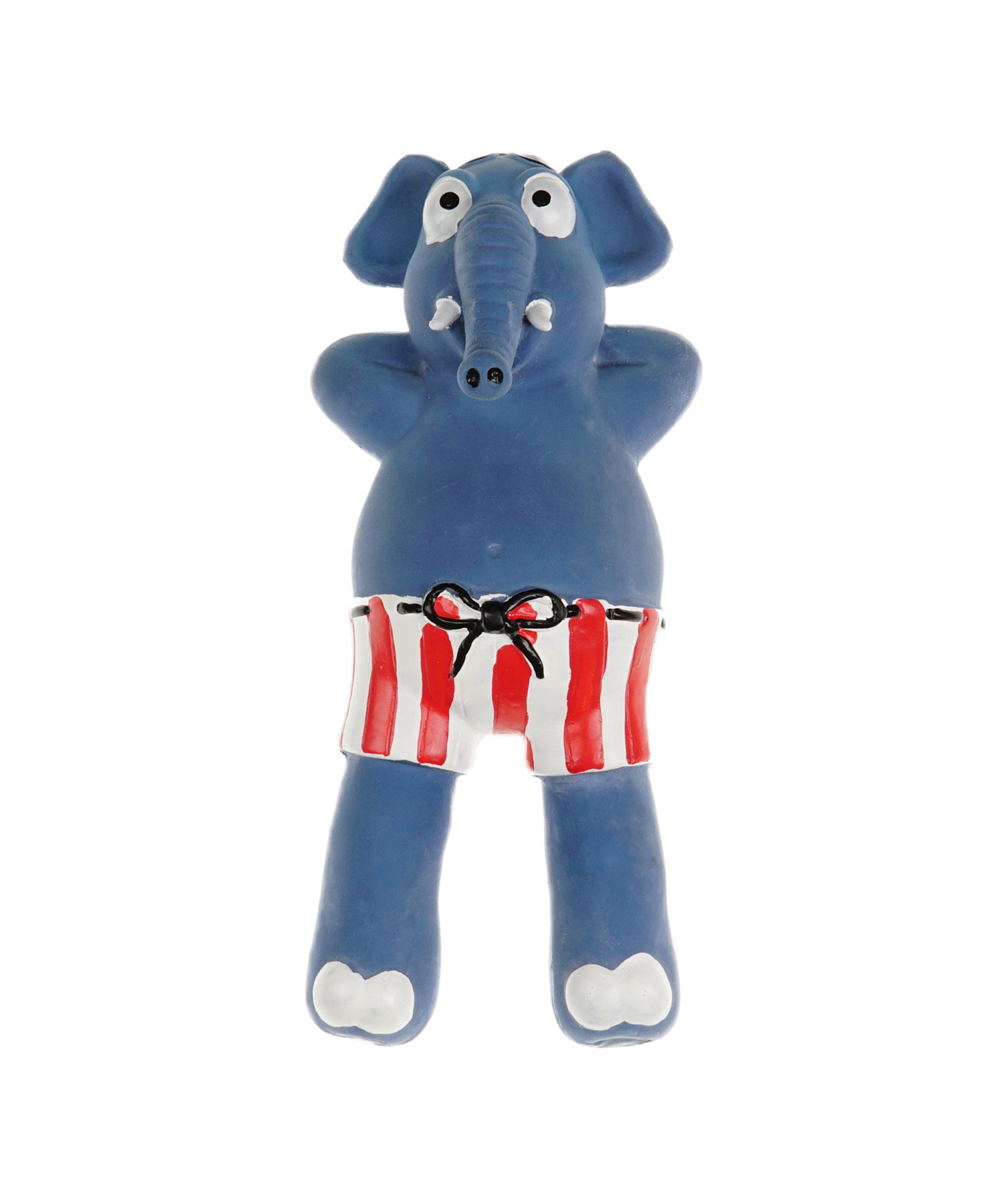 rubber elephant dog toy with squeaker