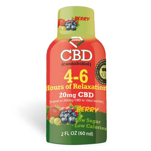  Diamond CBD Shot drink 3 Flavors - Single Shot