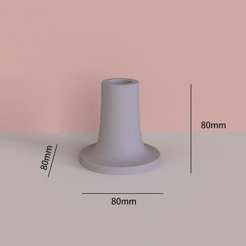 "C56" candle holder silicone mold