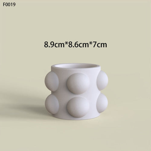 "CJ88" Candle jar silicone mold