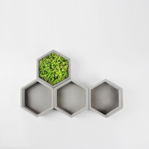 Hexagon Concrete Flower Pot Mold