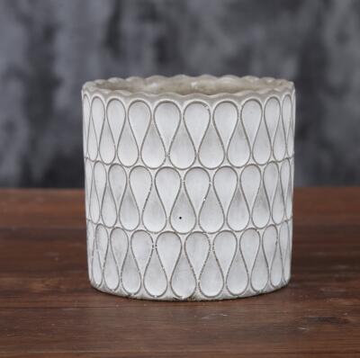 patterned flower pot mold