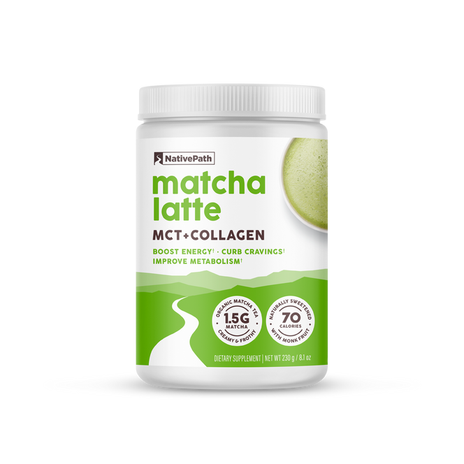 Buy Collagen with magnesium and matcha tea 300 g of powder (Matcha