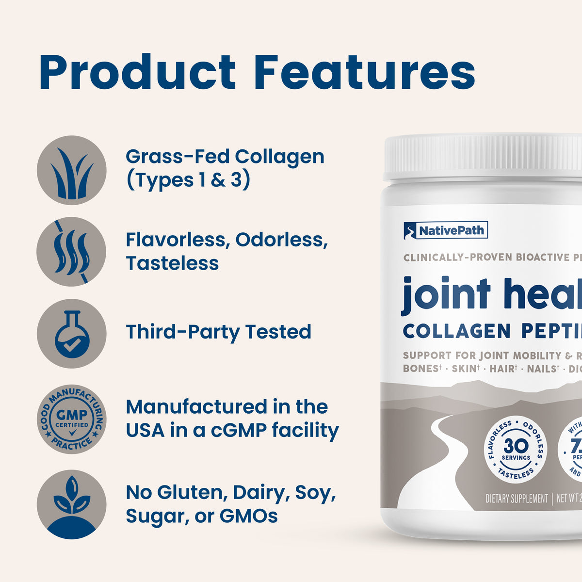 Joint Health Collagen Peptides NativePath