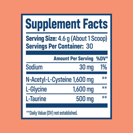 NativePath_Peach_Ginger_Native_NAC_Supplement_Facts